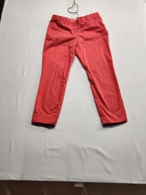 ⭐️GAP Rosebush Red Slim Cropped Ankle Pants Chino Stretch Size 10 351506